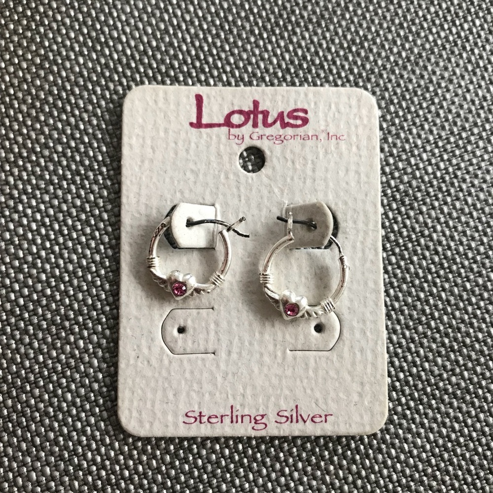 Sterling Silver 💕 Earrings (kid size)